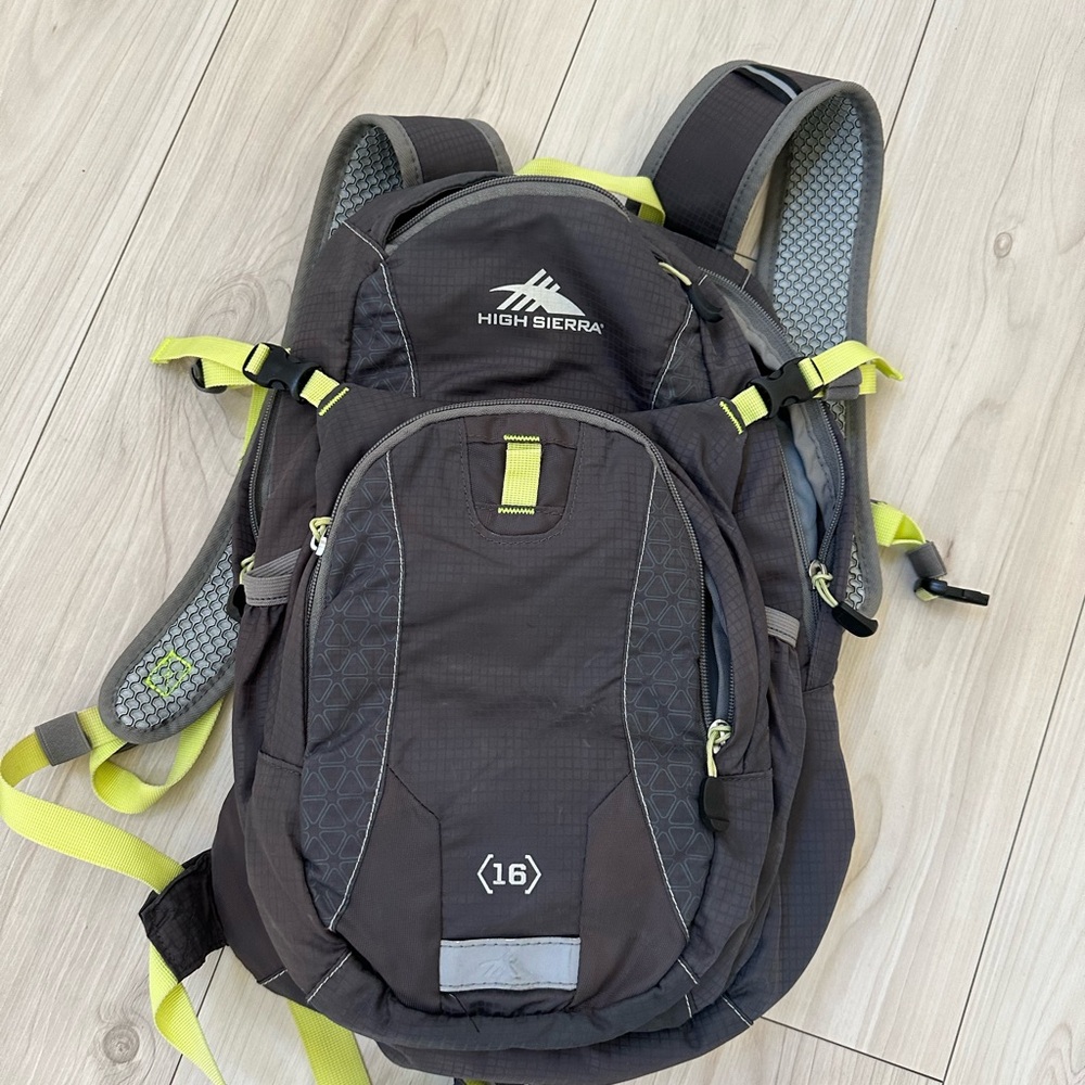 High Sierra hiking backpack